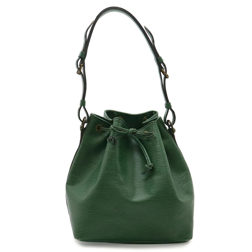 LOUIS VUITTON Epi Shoulder Bag Hobo Drawstring Borneo Green